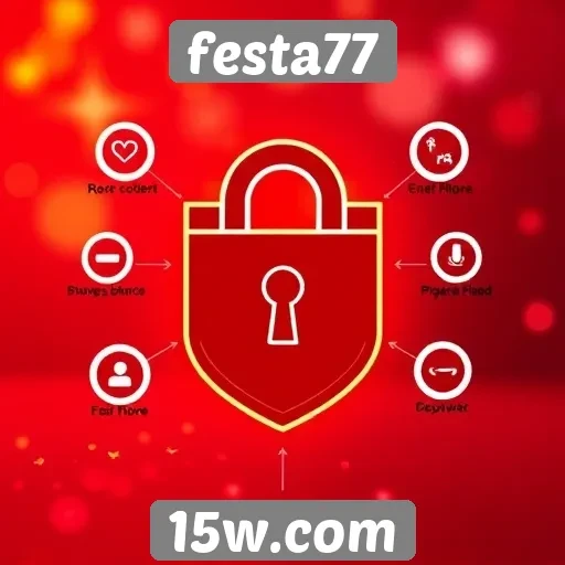 Recursos de segurança do site Festa77